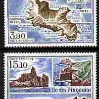 French Southern & Antarctic Territories 1988 Penguin Island set of 2 unmounted mint, SG 240-41