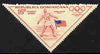 Dominican Republic 1957 Melbourne Olympic Games (3rd Issue) 16c Alfred Ceder of USA triangular unmounted mint, SG 720
