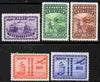 China 1947 50th Anniversary set of 5 unmounted mint SG 985-9