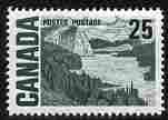 Canada 1967-73 def 25c myrtle-green (The Solemn Land) unmounted mint SG 588