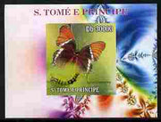 St Thomas & Prince Islands 2009 Butterflies & Catterpillars #1 individual imperf deluxe sheetlet unmounted mint. Note this item is privately produced and is offered purely on its thematic appeal