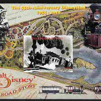 Mali 2010 The 55th Anniversary of Disneyland - Walt Disney's Railroad Story #02 imperf s/sheet unmounted mint. Note this item is privately produced and is offered purely on its thematic appeal
