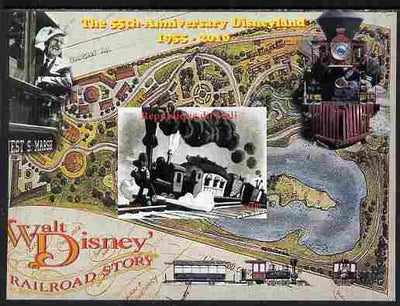 Mali 2010 The 55th Anniversary of Disneyland - Walt Disney's Railroad Story #02 imperf s/sheet unmounted mint. Note this item is privately produced and is offered purely on its thematic appeal