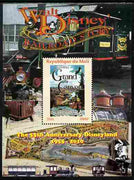 Mali 2010 The 55th Anniversary of Disneyland - Walt Disney's Railroad Story #05 perf s/sheet unmounted mint. Note this item is privately produced and is offered purely on its thematic appeal