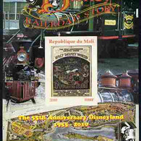 Mali 2010 The 55th Anniversary of Disneyland - Walt Disney's Railroad Story #06 imperf s/sheet unmounted mint. Note this item is privately produced and is offered purely on its thematic appeal