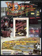 Mali 2010 The 55th Anniversary of Disneyland - Walt Disney's Railroad Story #07 perf s/sheet unmounted mint. Note this item is privately produced and is offered purely on its thematic appeal
