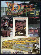 Mali 2010 The 55th Anniversary of Disneyland - Walt Disney's Railroad Story #07 imperf s/sheet unmounted mint. Note this item is privately produced and is offered purely on its thematic appeal