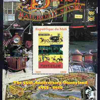Mali 2010 The 55th Anniversary of Disneyland - Walt Disney's Railroad Story #08 perf s/sheet unmounted mint. Note this item is privately produced and is offered purely on its thematic appeal