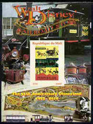 Mali 2010 The 55th Anniversary of Disneyland - Walt Disney's Railroad Story #08 imperf s/sheet unmounted mint. Note this item is privately produced and is offered purely on its thematic appeal
