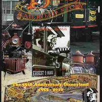 Mali 2010 The 55th Anniversary of Disneyland - Walt Disney's Railroad Story #09 perf s/sheet unmounted mint. Note this item is privately produced and is offered purely on its thematic appeal
