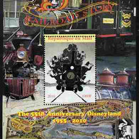 Mali 2010 The 55th Anniversary of Disneyland - Walt Disney's Railroad Story #10 perf s/sheet unmounted mint. Note this item is privately produced and is offered purely on its thematic appeal