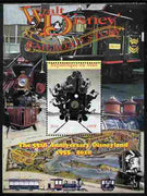 Mali 2010 The 55th Anniversary of Disneyland - Walt Disney's Railroad Story #10 perf s/sheet unmounted mint. Note this item is privately produced and is offered purely on its thematic appeal