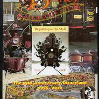 Mali 2010 The 55th Anniversary of Disneyland - Walt Disney's Railroad Story #10 imperf s/sheet unmounted mint. Note this item is privately produced and is offered purely on its thematic appeal