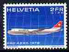Switzerland 1972 50th Anniversary Air Mail Service 2f+1f unmounted mint SG 828