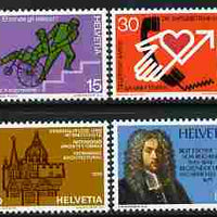 Switzerland 1975 Publicity Issue perf set of 4 unmounted mint SG 905-8