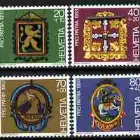 Switzerland 1983 Pro Patria - Inn Signs perf set of 4 unmounted mint SG 1056-59