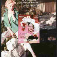Chad 2010 85th Birth Anniversary of Marilyn Monroe #1 imperf s/sheet unmounted mint. Note this item is privately produced and is offered purely on its thematic appeal