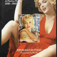 Chad 2010 85th Birth Anniversary of Marilyn Monroe #2 imperf s/sheet unmounted mint. Note this item is privately produced and is offered purely on its thematic appeal