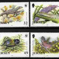 Jersey 2004 WWF - Endangered Species perf set of 4 unmounted mint SG 1158-61