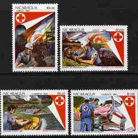 Nicaragua 1983 Red Cross set of 4 unmounted mint, SG 2481-84