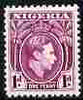 Nigeria 1938-51 KG6 1d purple line perf 12 unmounted mint, SG 50b