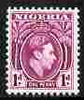 Nigeria 1938-51 KG6 1d purple comb perf 11.5 unmounted mint, SG 50ba