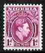 Nigeria 1938-51 KG6 1d purple comb perf 11.5 unmounted mint, SG 50ba
