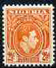 Nigeria 1938-51 KG6 2.5d orange line perf 12 unmounted mint, SG 52b