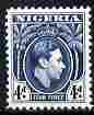 Nigeria 1938-51 KG6 4d blue line perf 12 unmounted mint, SG 54a