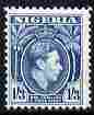 Nigeria 1938-51 KG6 1s3d light blue line perf 12 unmounted mint, SG 57