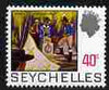 Seychelles 1969-75 Laying Stone 40c on slightly toned paper (original 1972 issue) unmounted mint SG268