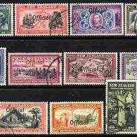 New Zealand 1940 Centenary Official set complete fine cds used SG O141-51
