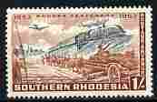 Southern Rhodesia 1953 Transport 1s from Centenary set unmounted mint, SG 75