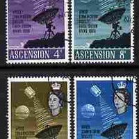 Ascension 1966 Opening of Apollo Communications Satellite perf set of 4 fine cds used, SG 99-102*