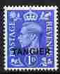 Morocco Agencies - Tangier 1950 KG6 1d light ultramarine unmounted mint, SG 281