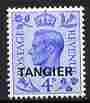 Morocco Agencies - Tangier 1950 KG6 4d light ultramarine unmounted mint, SG 285