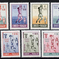 Paraguay 1960 Rome Olympic Games set of 7 unmounted mint (SG 863-69)*