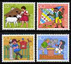 Switzerland 1984 Pro Juventute Characters from Children's books set of 4 unmounted mint SG J287-90