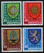 Switzerland 1980 Pro Juventute Arms of the Communes set of 4 unmounted mint SG J270-73