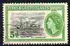 Turks & Caicos Islands 1955 MV Kirksons 5d fine cds used, SG 235