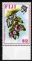 Fiji 1971-72 Birds & Flowers $2 (Dendrobium platygastrium) unmounted mint, SG 450