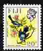 Fiji 1971-72 Birds & Flowers 20c (Slaty Flycatcher) unmounted mint, SG 445