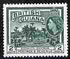 British Guiana 1954-63 Botanical Gardens 2c Waterlow printing unmounted mint SG 332*