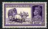 Indian States - Jind 1937-38 KG6 2a6p Bullock Cart unmounted mint, SG 114