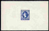 Victoria 1857 Emblems 2d die proof from defaced die in blue on wove paper