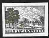 Theresienstadt 1943 Undenominated imperf label showing a River scene unmounted mint, blocks available. Theresienstadt or Terezin was a concentration camp during WW2