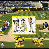 Mali 2010 The 55th Anniversary of Disneyland - Baseball #4 perf s/sheet unmounted mint. Note this item is privately produced and is offered purely on its thematic appeal,