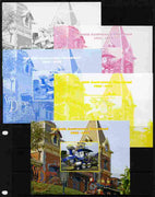 Mali 2010 The 55th Anniversary of Disneyland - Walt Disney's Railroad Story #13 s/sheet - the set of 5 imperf progressive proofs comprising the 4 individual colours plus all 4-colour composite, unmounted mint