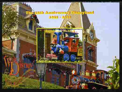Mali 2010 The 55th Anniversary of Disneyland - Walt Disney's Railroad Story #14 perf s/sheet unmounted mint. Note this item is privately produced and is offered purely on its thematic appeal