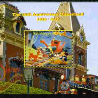 Mali 2010 The 55th Anniversary of Disneyland - Walt Disney's Railroad Story #15 perf s/sheet unmounted mint. Note this item is privately produced and is offered purely on its thematic appeal
